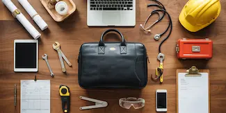 Desktop showing multiple tools of varying types of businesses